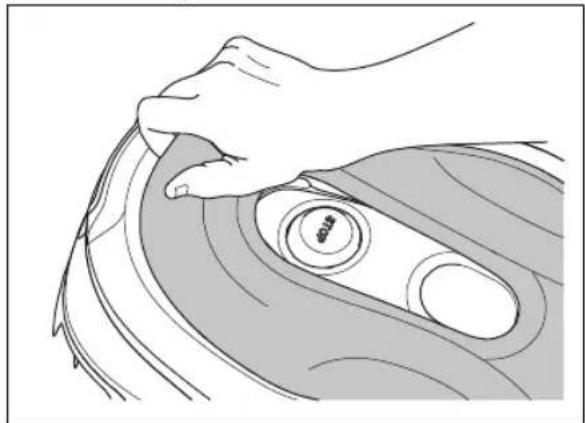 FLYMO UltraLife 1200 - To remove the body of the product - 1