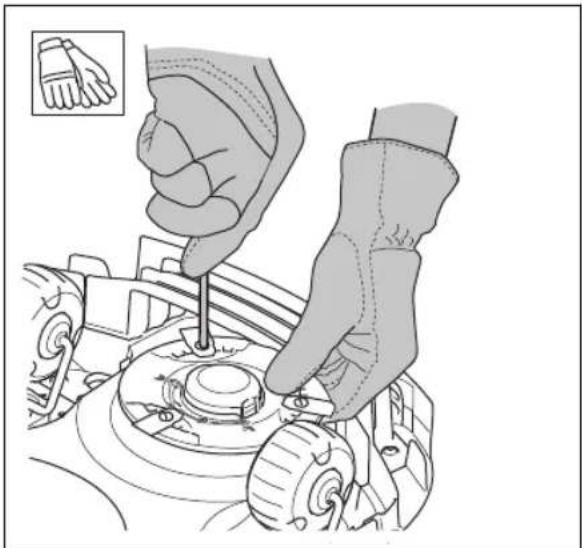 FLYMO UltraLife 1200 - To replace the blades - 2
