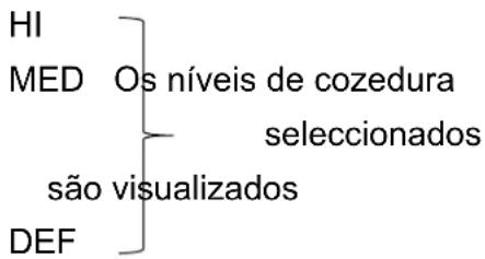 CASO CM 1000 Ceramic - Indicações no ecrã - 1