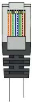Audac SCP212 - RJ45 (audio): - 1
