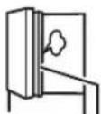 MITSUBISHI MR-EX574X - The outside of the refrigerator and the rotating partition get hot. - 1