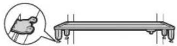 MITSUBISHI MR-EX574X - Shelf installation - 2