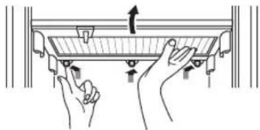 MITSUBISHI MR-EX574X - Tray removal - 1
