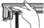 MITSUBISHI MR-EX574X - Shelf removal - 2