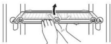 MITSUBISHI MR-EX574X - Tray removal - 2