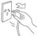 MITSUBISHI MR-EX574X - Malfunctions and long-term storage When Recycling - 3