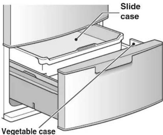 Slide case Vegetable case