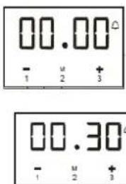 00.00 - 1 M 2 + 3 00.30 - 1 M 2 + 3