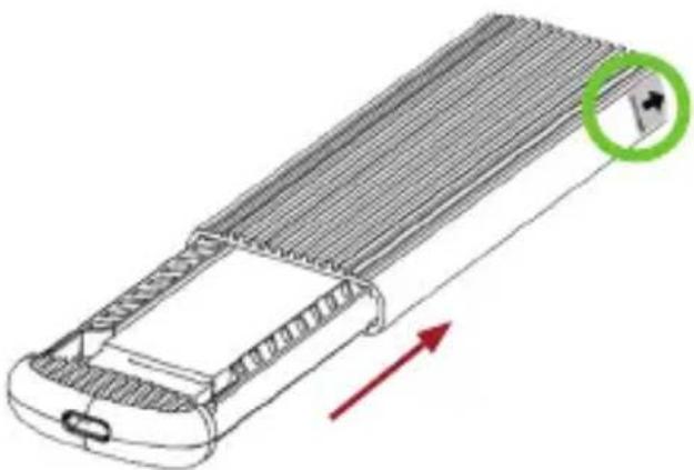 Fantec NVMe31-FastLock - INSTALLING THE SSD MEMORY CARD: - 10