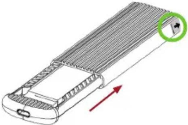 Fantec NVMe31-FastLock - INSTALLATION DER SSD-SPEICHERKARTE: - 8