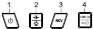 Uni-T UT202T - Button Description - 1