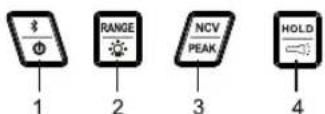 Uni-T UT202T - Button Description - 2