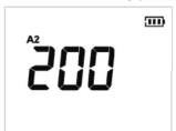 Uni-T UT337A - Setting of low alarm point A1 - 3