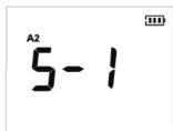 Uni-T UT337A - Setting of low alarm point A1 - 4