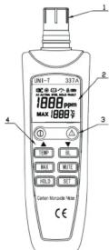 Uni-T UT337A - About Your Carbon Monoxide Detector - 1
