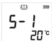Uni-T UT337A - Setting of low alarm point A1 - 7