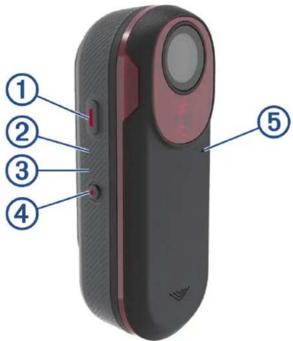 GARMIN Varia RCT716 - Übersicht über das Gerät - 1