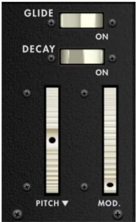 GLIDE ON DECAY ON PITCH MOD.