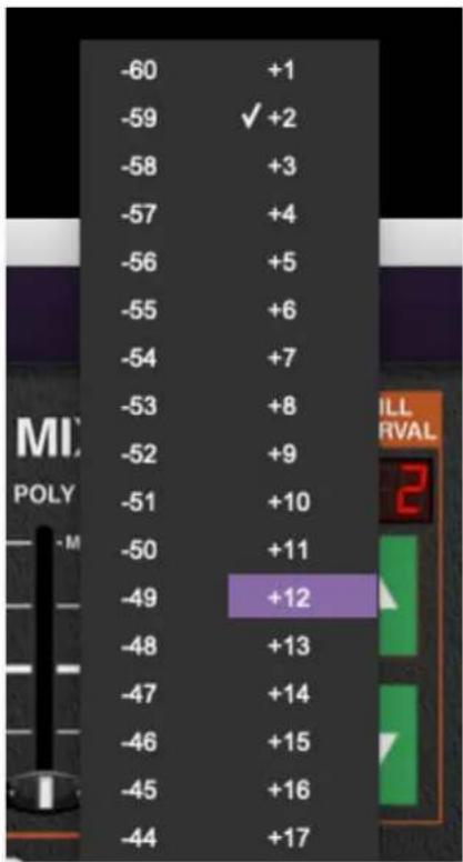 -60 -59 -58 -57 -56 -55 -54 -53 -52 -51 -50 -49 -48 -47 -46 -45 -44 +1 ✓ +2 +3 +4 +5 +6 +7 +8 +9 +10 +11 +12 +13 +14 +15 +16 +17