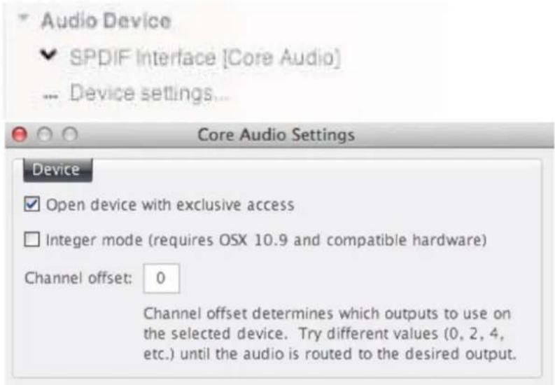 InLine 99205I - JRiver Media Center DSD DoP Einstellung unter Mac OS: - 4