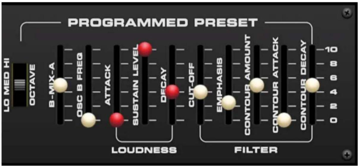 Cherry Audio Lowdown - Programmed Preset Controls - 1