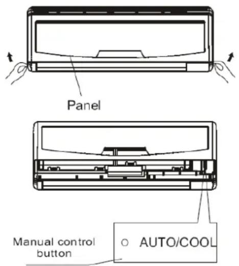 Panel Manual control button AUTO/COOL