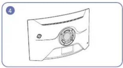 SAMSUNG S27BG650EM - การติดโครงยืดกำแพง - 4