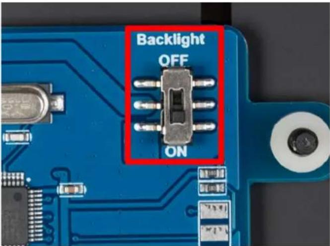 Joy-It RB-LCD-10B - AKTIVIERUNG/DEAKTIVIERUNG DES BACKLIGHTS - 1