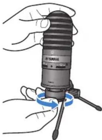 YAMAHA YCM01U - Mikrofonstativ zusammenbauen - 3