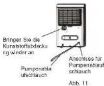 MIDEA MDDP-40DEN3 - Entleeren des gesammelten Wassers - 1
