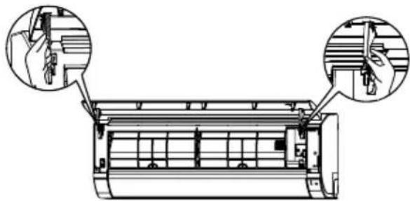 HITACHI RAK-VH10PCAST - CLEANING OF FRONT PANEL - 4