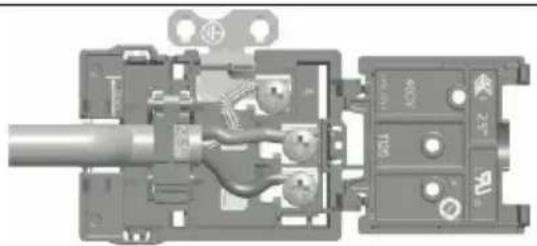 GORENJE BO6737E03AWG - CONNECTION DIAGRAM Caution!Voltage of heating elements 220V\~240V - 1