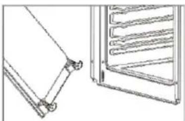 GORENJE BO6737E03AWG - Removing the doors - 4