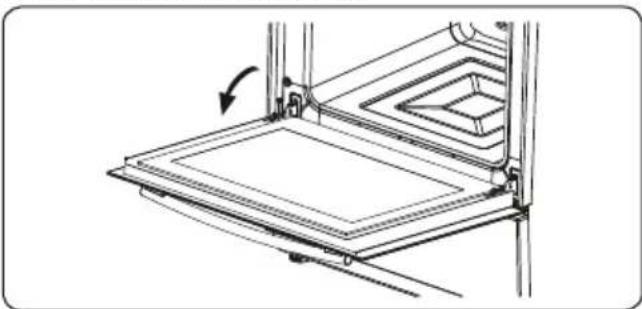 Nabo EBO 6400 - Ausbauen der Backofentür - 1