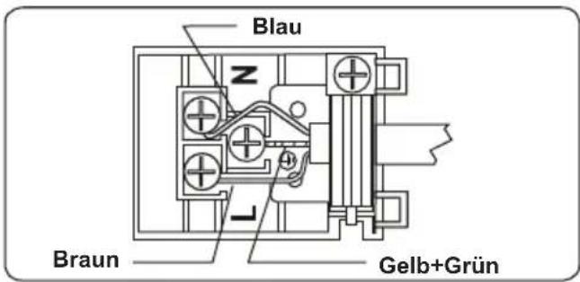 Blau z Braun Gelb+Grün