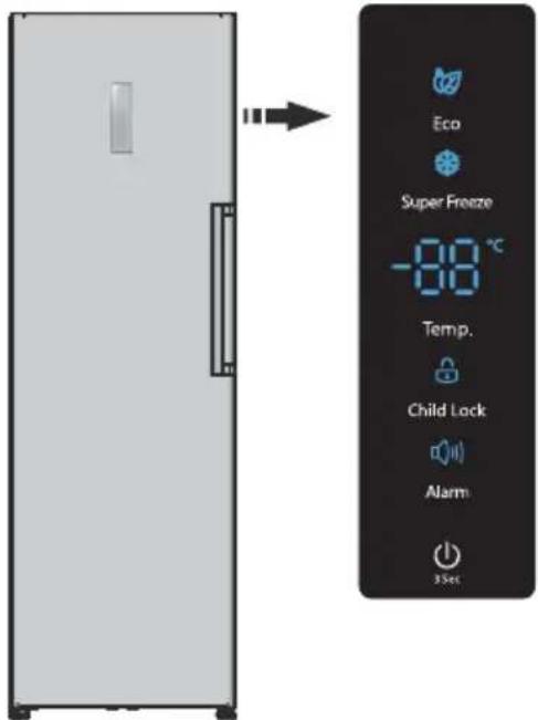 Eco Super Freeze -88 °C Temp. Child Lock Alarm 35cs