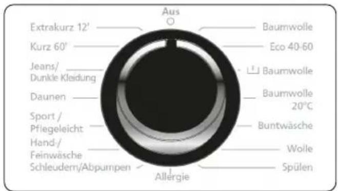 Extrakurz 12' Kurz 60' Jeans/ Dunkle Kleidung Daunen Sport / Pflegeleicht Hand / Feinwäsche Schleudern/Abpumpen Aus Baumwolle Eco 40-60 Baumwolle Baumwolle 20°C Buntwäsche Wolle Spülen Allergie