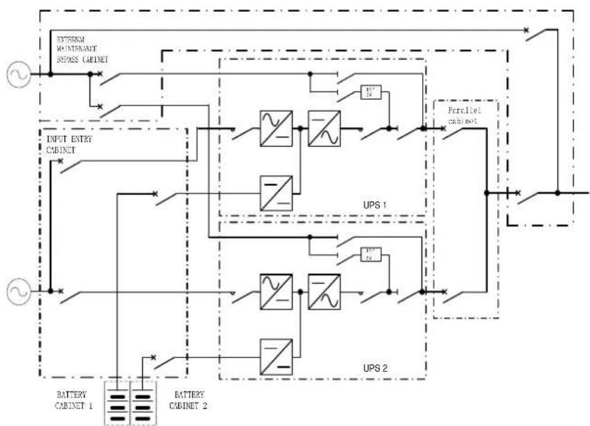 MITSUBISHI M9950 - SYSTME SINGLE LINE DIAGRAM - 4
