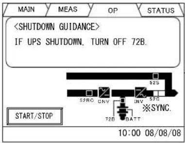 MITSUBISHI M9950 - Start-up / Shut-down (MMS with Individual Bypass Parallel Redundancy) - 34