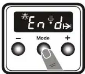 Nabo HS 4062 - Einstellen der Zeit für halbautomatischen Betrieb (Endzeit) - 1