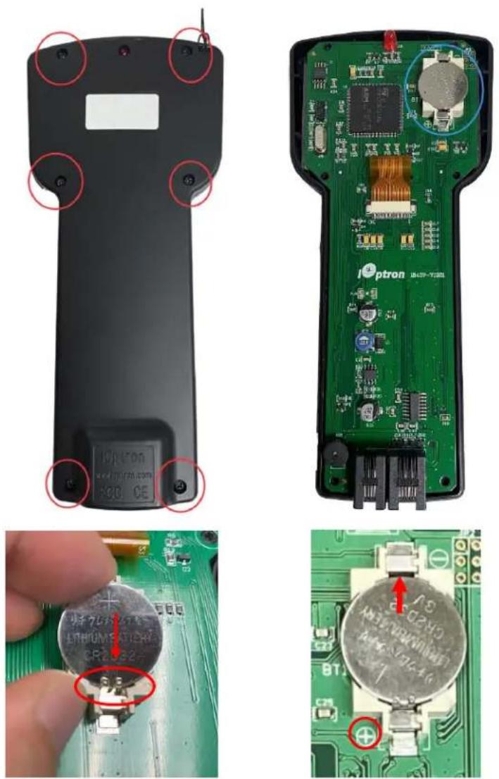 iOptron SkyHunter - Install and Check the Hand Controller Battery - 1