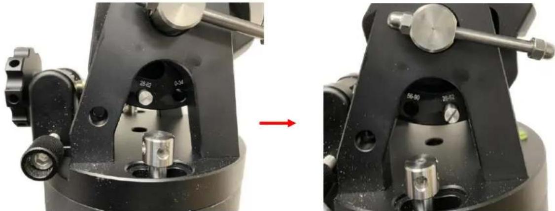 iOptron HAE69C - Step 2. Attach mount head - 3