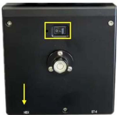 iOptron HAE69C - Connect DC power and handset - 1