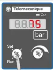 Telemecanique Out 88.05 bar Set Run