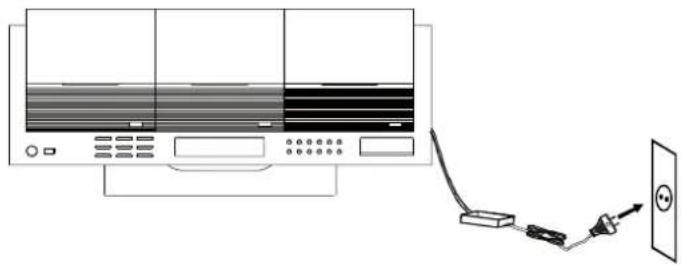 DUAL Vertical 300 - Wie Sie das Netzteil anschließen - 1