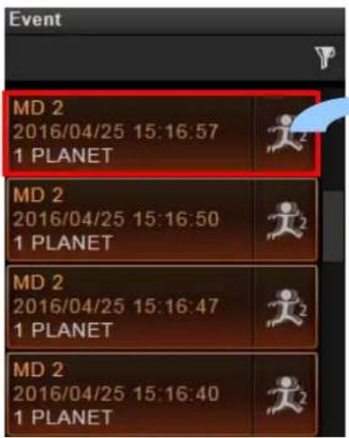 Event MD 2 2016/04/25 15:16:57 1 PLANET MD 2 2016/04/25 15:16:50 1 PLANET MD 2 2016/04/25 15:16:47 1 PLANET MD 2 2016/04/25 15:16:40 1 PLANET