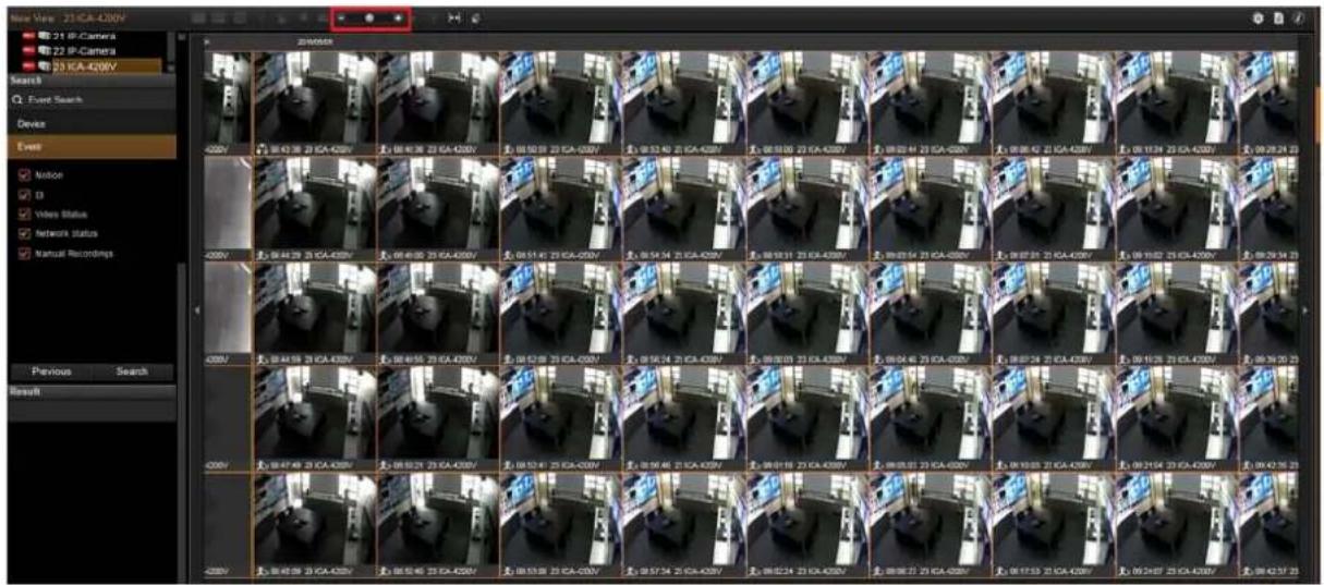New View: 21.0CA-420V 21 IP-Camera 22 IP-Camera 23 ICA-420V Search Event Search Device Ever Nelson E3 Video Status Network Status Natural Recordings Previous Search Result
