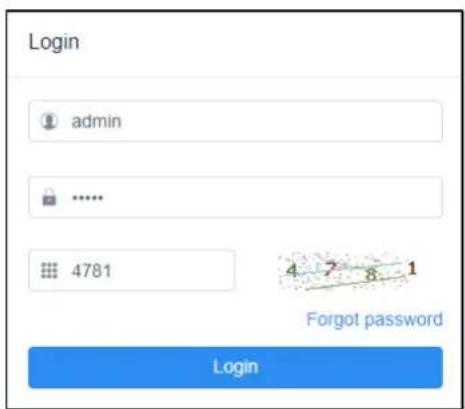 Login admin ...... 4781 Forgot password Login