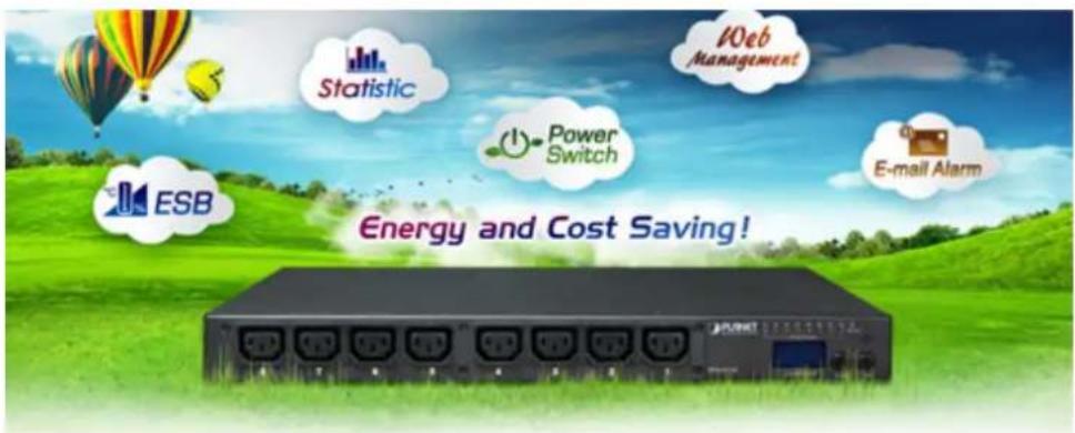 Web Management Statistic Power Switch ESB E-mail Alarm Energy and Cost Saving!