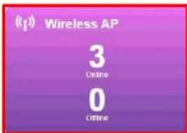 (1) Wireless AP 3 Online 0 Online
